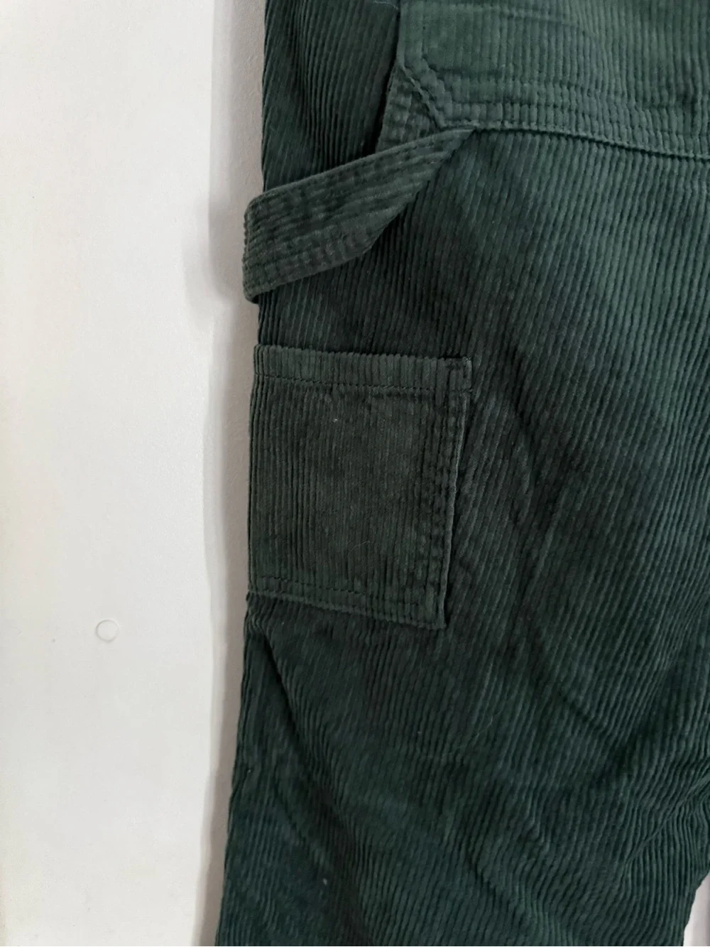 PacSun Men's Forest Green Corduroy Drawstring Pants